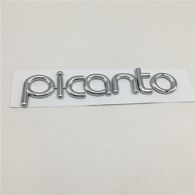For Kia Picanto Morning GT Line Emblem Rear Trunk Tailgate Badges Logo Nameplate
