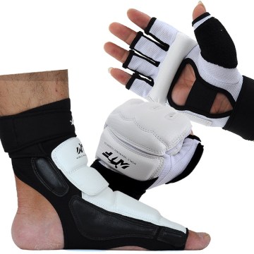 Adult child protect gloves Taekwondo Foot Protector Ankle Support fighting foot guard Kickboxing boot WTF approved Palm protect