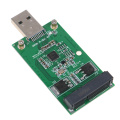 Hot Sale Mini USB 3.0 to PCIE mSATA External SSD PCBA Conveter Adapter Card