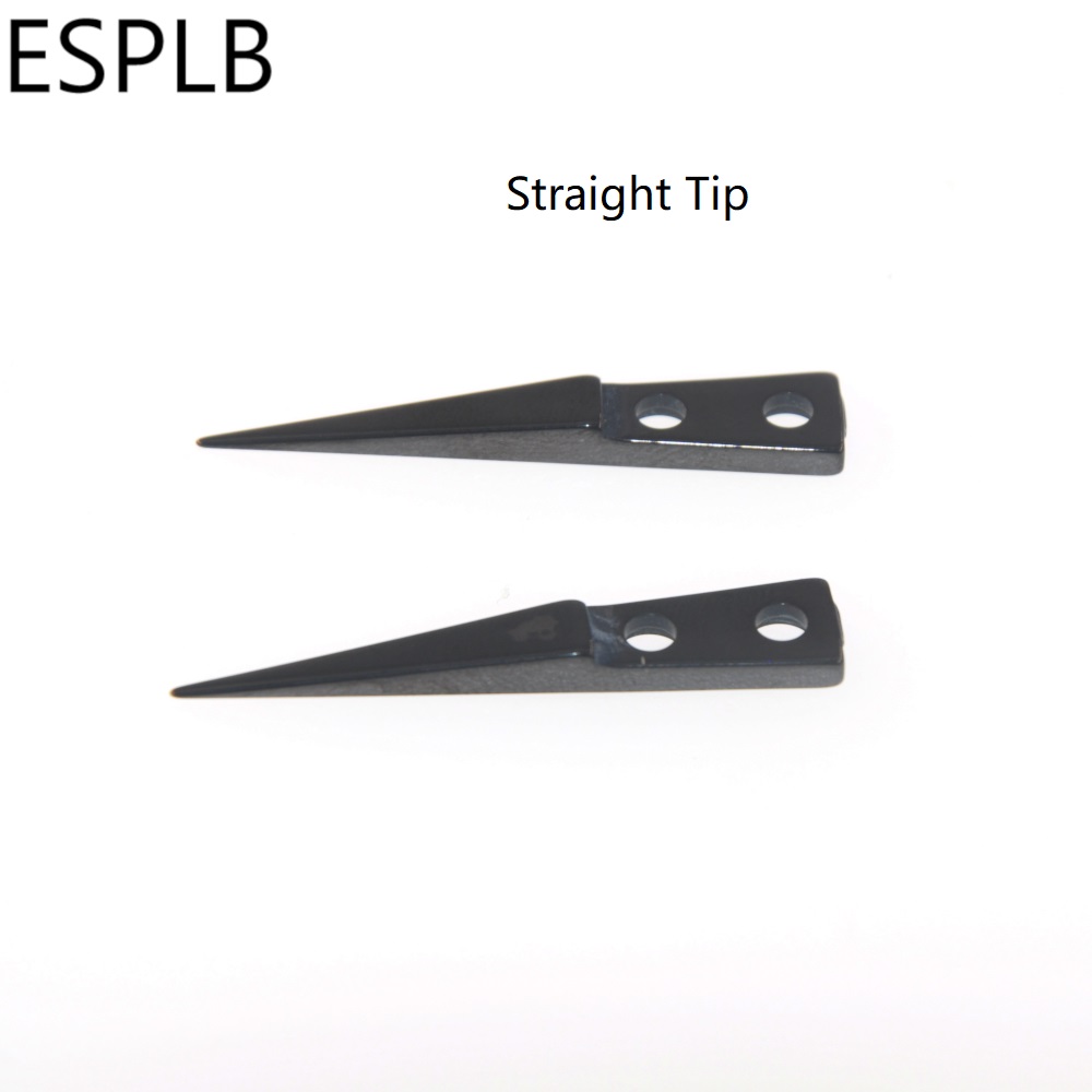 ESPLB Black Ceramic Tweezers Tip Straight/Little Curved/Big Curved Insulated Electronic Cigarette Tweezers Tip