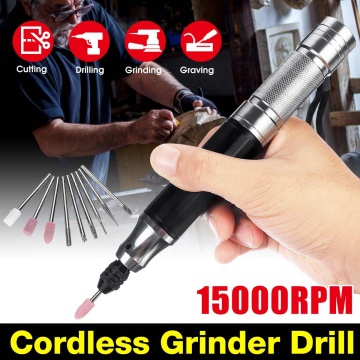 15000RPM DIY Mini Cordless Engraving Pen Rechargeable Wireless Electric Grinder Set Wood Carving Pen for Milling Engraving