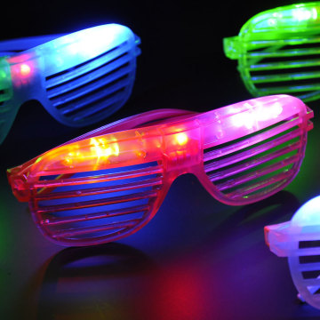 Hot Sale Flashing Party LED Light Glasses for christmas Birthday Halloween party decoration supplies glow glasses