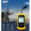 100M Portable Sonar LCD Fish Finders Fishing Tools Echo Sounder Fishing Finder With Ice Fishing Lure Hooks and Fishing Reel Bag