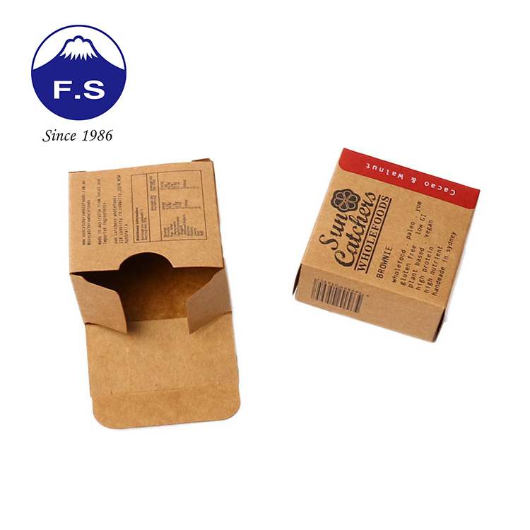 Color Print Logos Elegant Tuck Packaging Kraft Box
