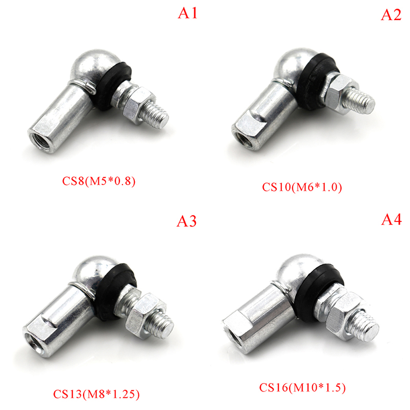 1PCS M5/M6/M8/M10 Flexible Ball Head End Bearing Right Hand 35# 40Cr For Auto Ball Head Connecting Rod Accessories