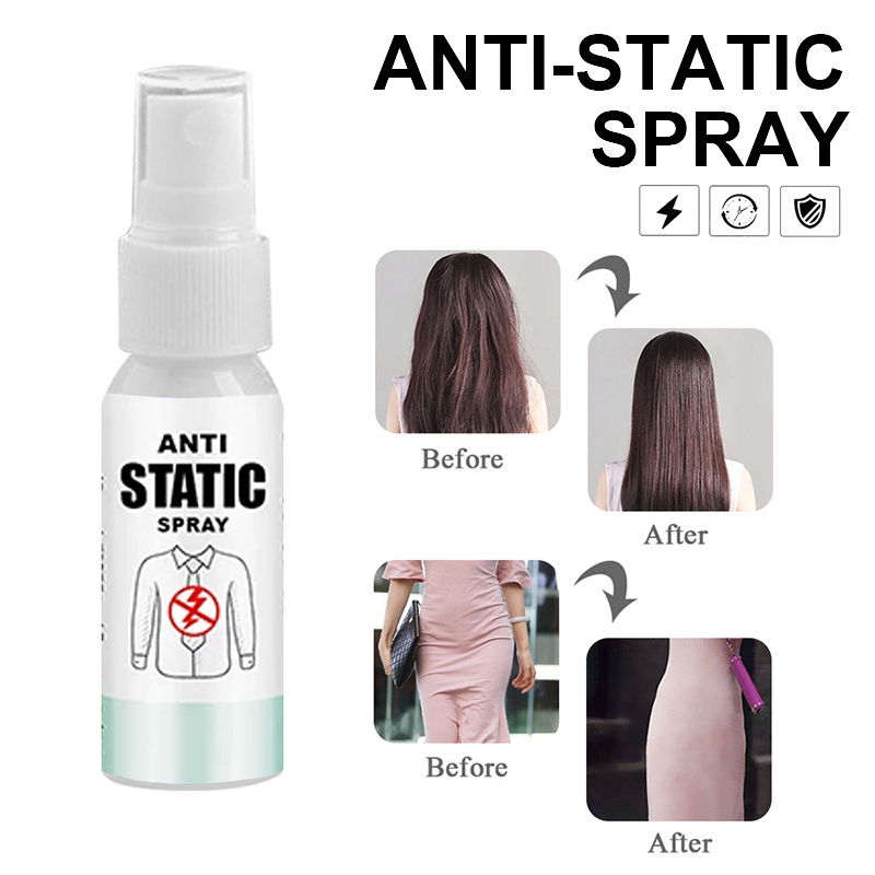 1PCS Anti Static Spray Static Remover Sprays For Clothes Lasting Anti-Wrinkle Anti-Sticking Household Chemicals Antistatic Spray