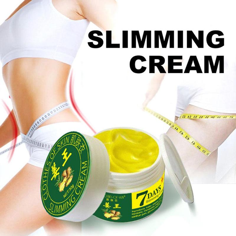 30ml Ginger 7 Days Weight Loss Slimming Cream Hot Selling Slimming Creams Leg Body Waist Effective Anti Cellulite Fat Burning