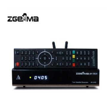 NEW Version UHD 4K satellite tv receiver twin dvb s2x multi-stream tuner CA + twin CI plus zgemma H9 twin