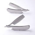 Stainless Steel Fold Comb Hair Comb For Men Beard Care Professional Folding Comb Pocket Hair Comb Beard Hair Clip Styling Tool