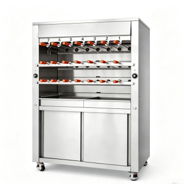 Commercial 3-Tier Brazilian Churrasco Rotisserie Grill Oven