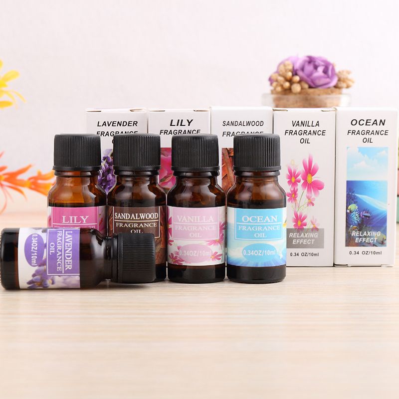 LAIKOU Water-Soluble Flower Fruit Essential Oil Relieve StressFor Humidifier Fragrance Lamp Air Fresh Aromatherapy Body Oils10ml