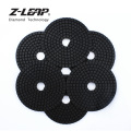 Z-LEAP 6pcs 4 Inch Diamond Polishing Pads Grit #30 Grinding Wheel Concrete Marble Granite Stone Sanding Disc Polishing Wheel