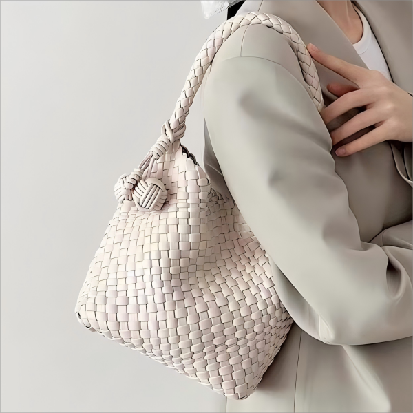 Handmade woven handbag