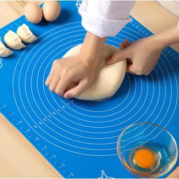 Silicone Kitchen Kneading Dough Mat Cookie Cake Baking Tools Thick Non-stick Rolling Mat Pastry Accessories Baking Sheet Pads