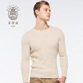 Men's crew neck pure cashmere sweater