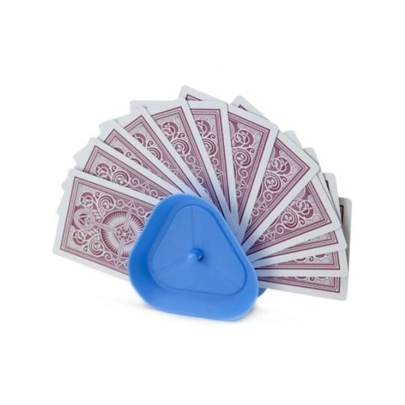 4pcs/set Triangle Shaped Hands-Free Playing Card Holder Board Game Poker Seat Lazy Poker Base Game Organizes Hands