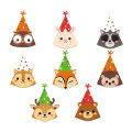 New Design Woodland Party Hats Decorations Baby Shower Cartoon Jungle Animals Party Hats Kids Happy Birthday Party Supplies