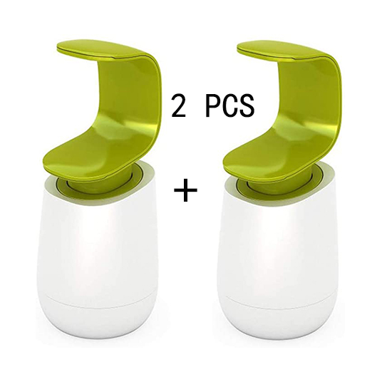 2PCS Liquid Soap Dispenser C Shape Hand Pressing Pump Soap Dispenser Hand Washing Machine Soap Bottle for Bathroom kitchen 300ML