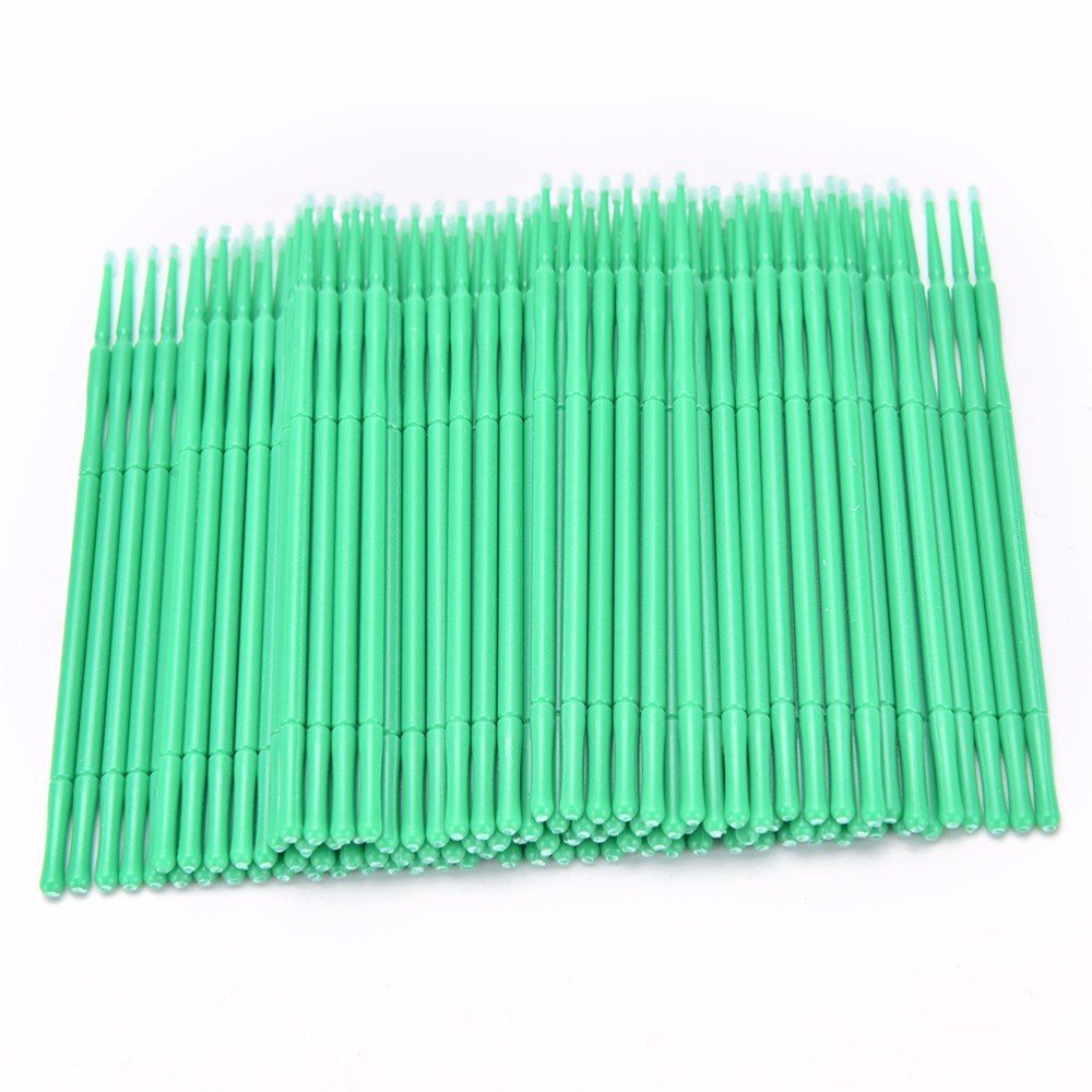 100pcs Makeup Brushes Disposable Micro Applicators Brush Eyelash Extension Supplies Lashes Accessories