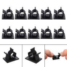 10Pcs/lot New Cable Clips Adhesive Cord Management Wire Holder Organizer Clamp Fasteners