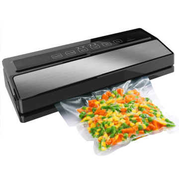 YTK Food Vacuum Sealer Packing Sealing Machine Including 5Pcs Bags and 1pcs Vacuum Bag Packaging Rolls 20cmX200cm 220V 110W