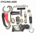 Bicycle Repair Tool Flywheel Remover Socket Bottom Bracket Dismount Chain Cutter Crank Mount