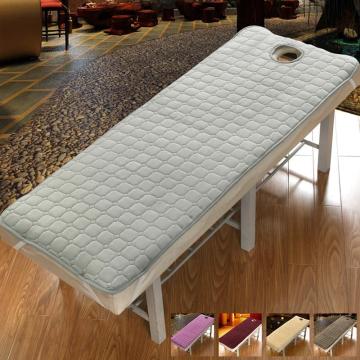 50 Non-slip Mattress Bed Sheets Flannel Beauty Salon Body Care Dedicated Solid Fitted Sheet Spa Massage Table Sheet With Holes