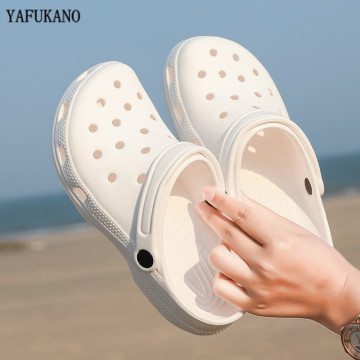 Women Sandals Hole Shoes Men Beach Shoes Light Sandals Home Slippers Outdoor Summer Wading Sneaker Leisure Shoes Big Size