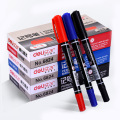 Oily black whiteboard Marker pen Double-headed the Art brush Drawing Office School Supplies