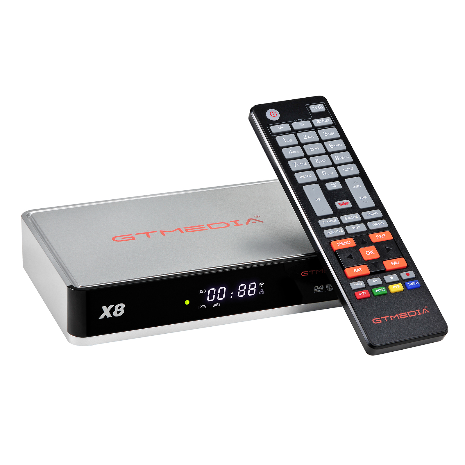 New GTmedia X8 DVB-S/S2/S2X Satellite TV Receiver Bulti in wifiSupport Europe T2MI ACM VCM Satellite Receptor Decoder