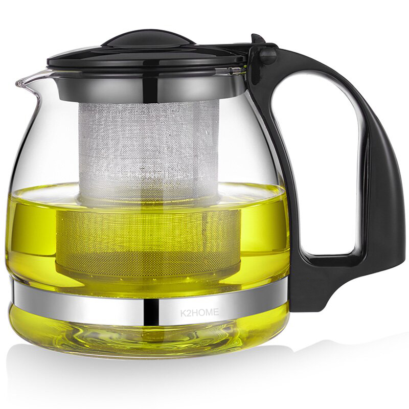 700ml Creative Heat-Resistant BPA Free Blast-proof Glass Water Pot Kettle Tea Pot With Stainless Stell Strainer