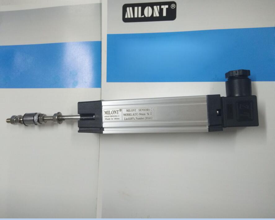 MILONT linear displacement sensor KTC-100 KTC100 KTC-100MM, electronic scale , injection molding machine transducer.