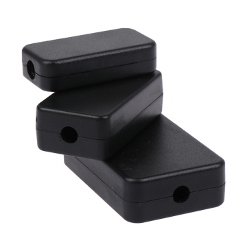 2Pcs ABS Plastic Multi Specification Electronic Case Black Junction Box New~