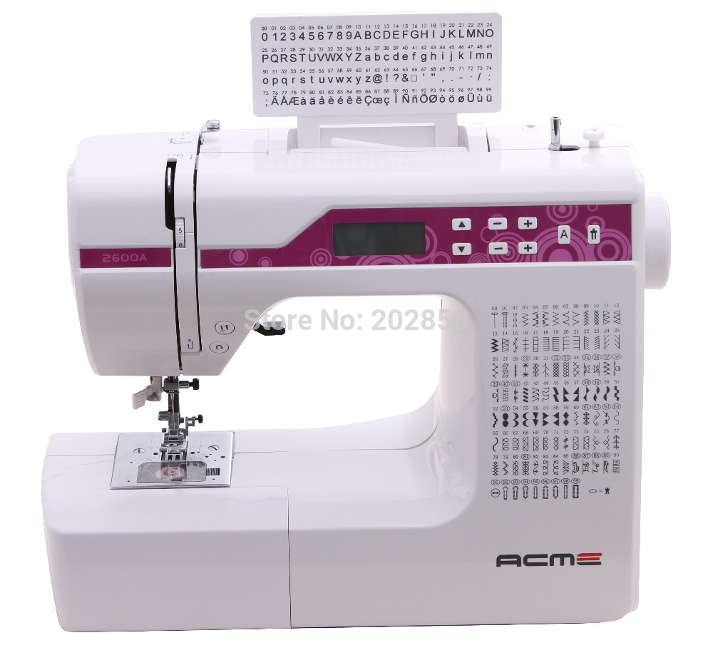 2018 Update Household Multi-Function Sewing Machine,With Different 200 Stitches,Can Embroidery Letters,LCD Screen,Super Product!