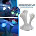 This Glowing Nightlight Lamp Has Removable Glow Balls For Trips To The Bathroom Beautiful Home Decorative Wall Nightlights#T2