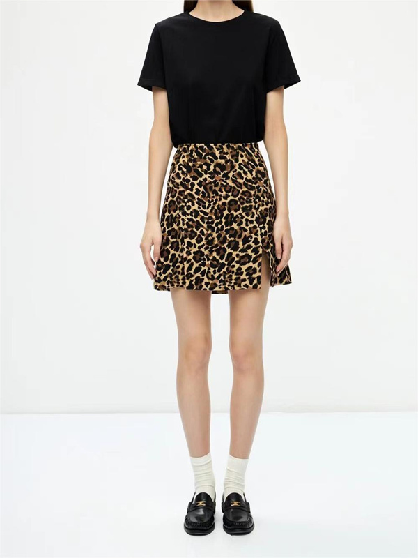 Retro Irregular A Line Casual Skirt
