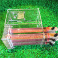 DIY Acrylic Glass Ant Farm with Feeding Area Ant Nest Ants House Factory Workshop Insect 6 Test Tubes Pet Anthill 15*14.5*8.5cm