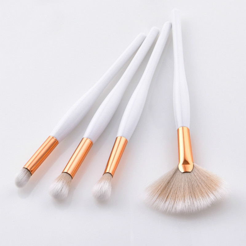 4/8 Pcs Makeup Brush Kit Soft Synthetic Hair Wood Handle Makeup Brushes Foundation Powder Blush Eyeshadow Cosmetic Makeup Tool