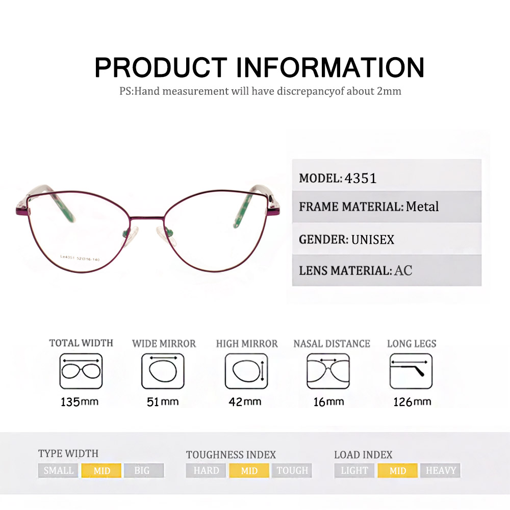 REAL Fashion Cat Eye Women Glasses Metal Frame Myopic Glasses Optical frames Reading Eyewear Full Frame Brand Designer