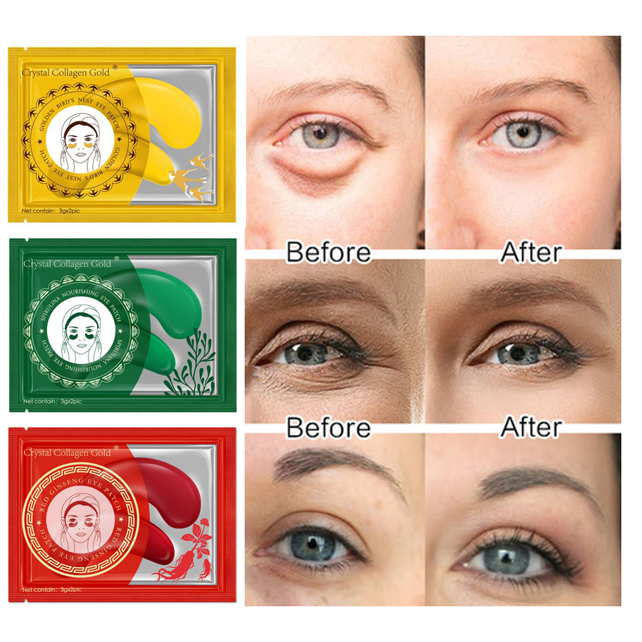 10Pairs Crystal Collagen Eye Mask Under Eye Patches Gel Masks Eyes Care Anti Aging Eyes Fine Lines Dark Circles Sheet Masks