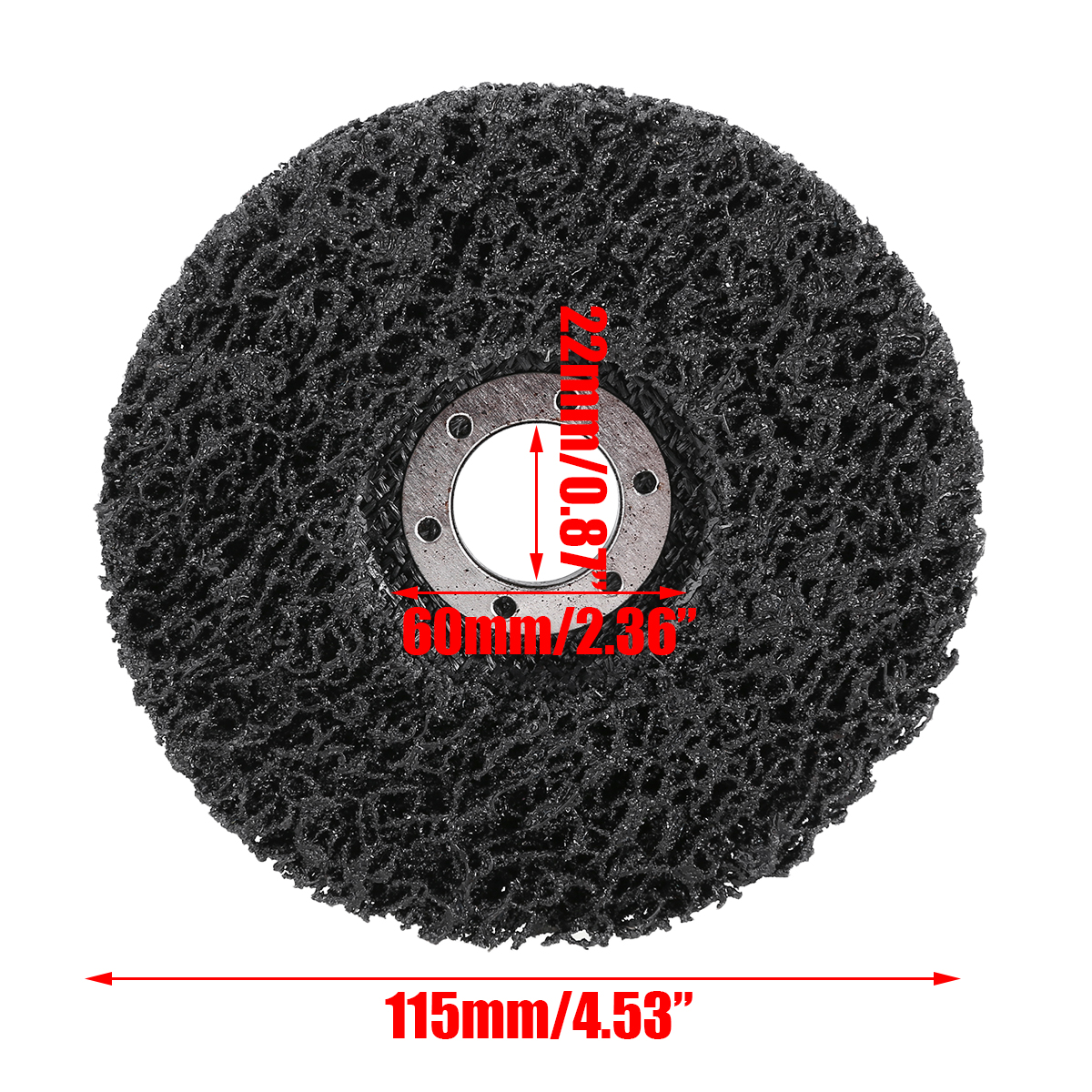 5Pcs Disc Grit Polishing Grinding Wheel Pad Angle Grinder Car Clean Paint Rust Abrasive Angle Power Tools Grinding Wheel