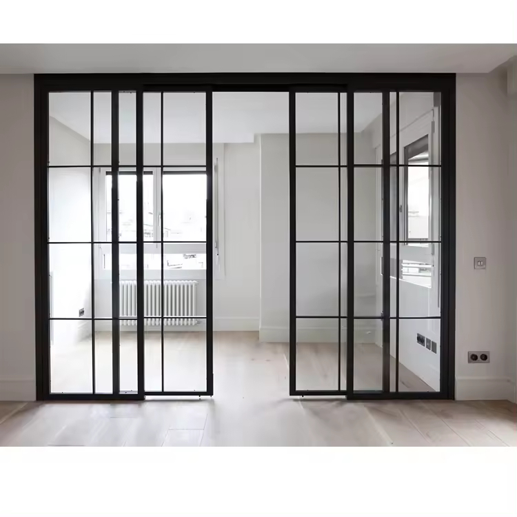 Aluminum sliding door