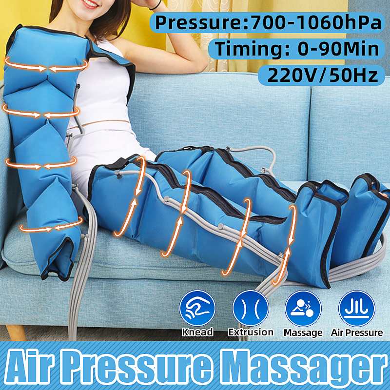 Air Pressure Leg Massager Promotes Blood Circulation Body Massager Muscle Relaxation Lymphatic Drainage Device Limbs Massager