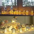 2M LED String Light Fairy Garland Wood House 10LEDs Christmas New Year Decoration Wedding Party Holiday Room Novelty Lamps