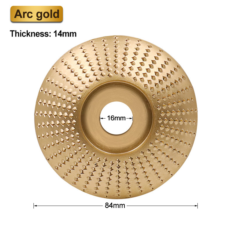 85mm Wood Shaping Disc Grinding Wheel Rotary Disc Sanding Polish Wood Carving Disc Tools For Angle Grinder 4inch Bore