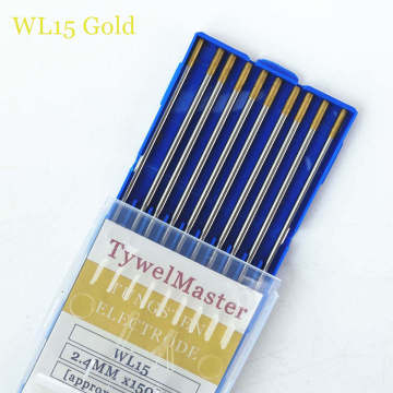 WL15 Tungsten Electrode Professional Tig Rod 1.0 1.6 2.0 2.4 3.0 3.2mm for option 1.5% Lanthanated for Tig Welding Machine