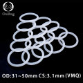 5PCS/lot Silicon Ring Silicone/VMQ O ring 3.1mm Thickness OD31/32/34/35/36/38/40/42/43/45/48/50mm Rubber O Ring Seal Gasket