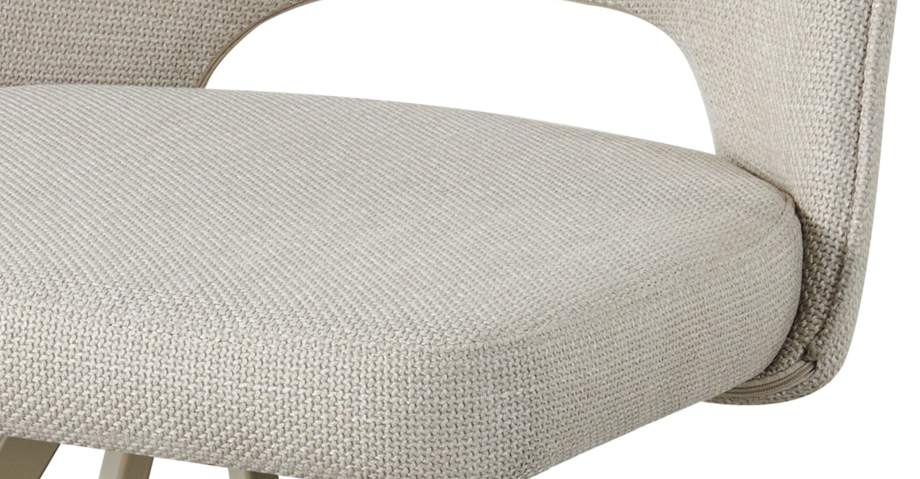 BR-25A34 upholstered  fabric dining chair 4