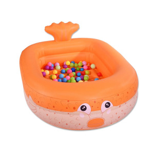 color customized Inflatable Baby Pool Puffer fish pool
