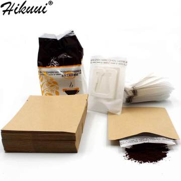 50/100/200 Set Combination Coffee Filter Bags and Kraft Paper Coffee Bag,Portable Office Travel Drip Coffee Filters Tools Set